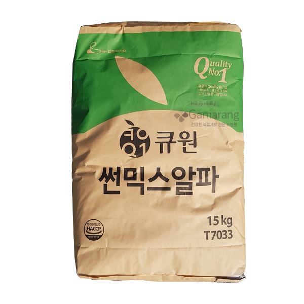 썬믹스알파전분15kg,삼양, 제넥스 큐원(,업소용대용량