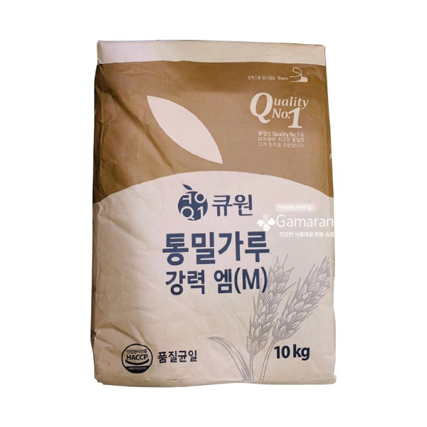 삼양사 ,큐원 ,통밀가루 ,강력 엠(M) 10kg