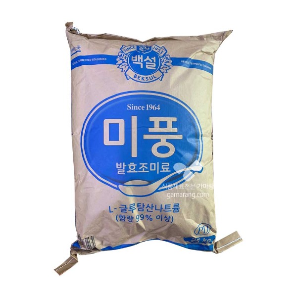 CJ 제일제당, 발효조미료, 미풍분정 25kg ,메쉬100 PD, , 조미료, MSG