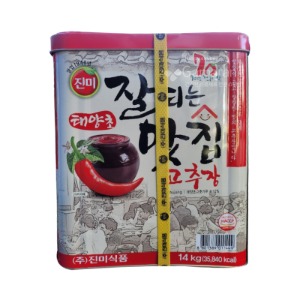 진미 잘되는 맛집 고추장 14kg 진미식품 대용량 식자재 유통기한 24년 3월 28일