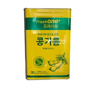 프레시원 콩기름18L, 대두유, Fresh one,업소용콩기름,대용량대두유